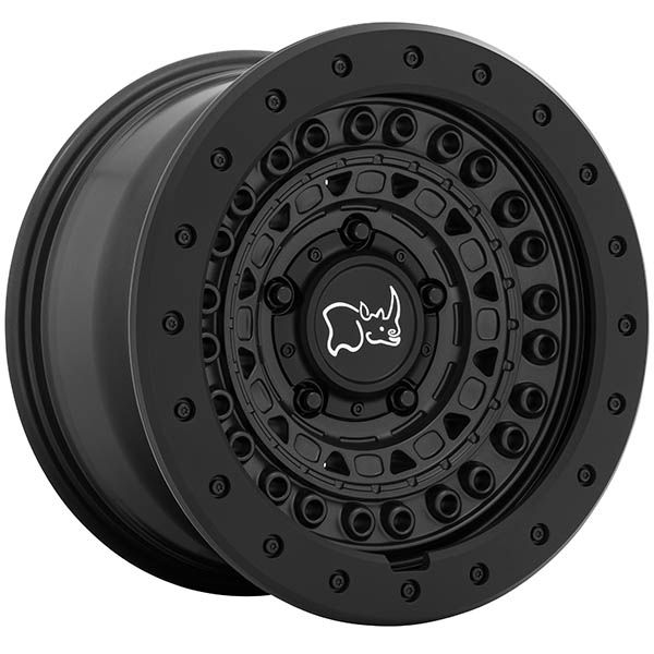 Black Rhino Barricade Gunblack w/black rock guard wheel