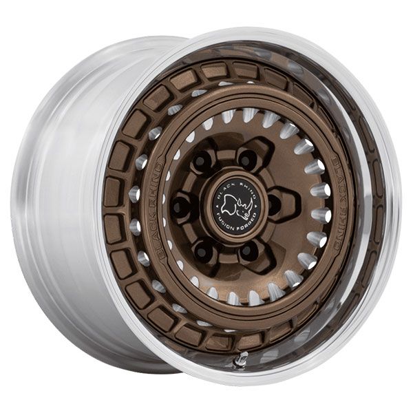 Black Rhino Bastion Gloss Bronze Milled wheel