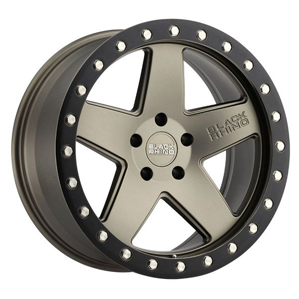 Black Rhino Crawler Matte Bronze with Black Ring wheel