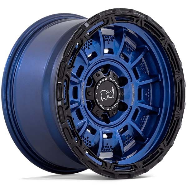 Black Rhino Legion Cobalt Blue w/black lip wheel