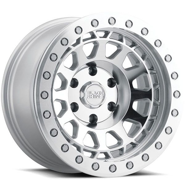 Black Rhino Primm Beadlock Silver wheel