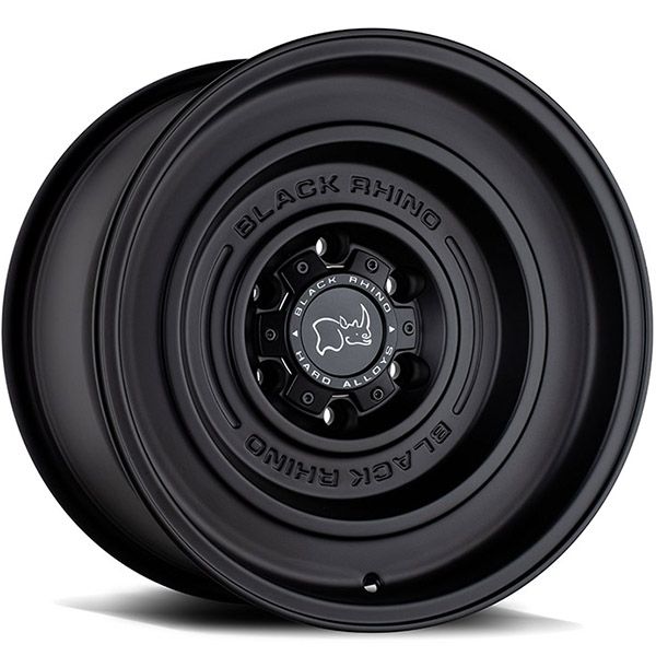 Black Rhino Solid Matte Black wheel
