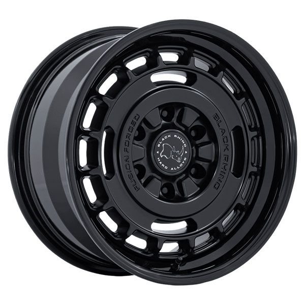 Black Rhino Vagabond Matte Black with Gloss Black Lip wheel