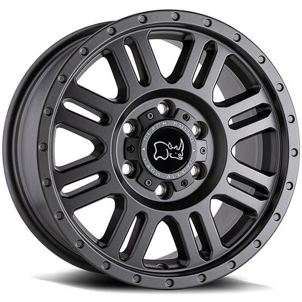 Black Rhino Yellowstone Matte Gunmetal wheel