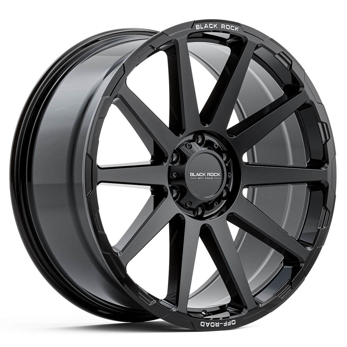 Black Rock Blade Gloss Black Wheels