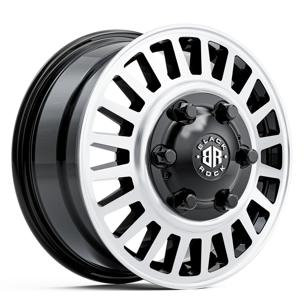 Black Rock Cargo Black Machined Face Wheels