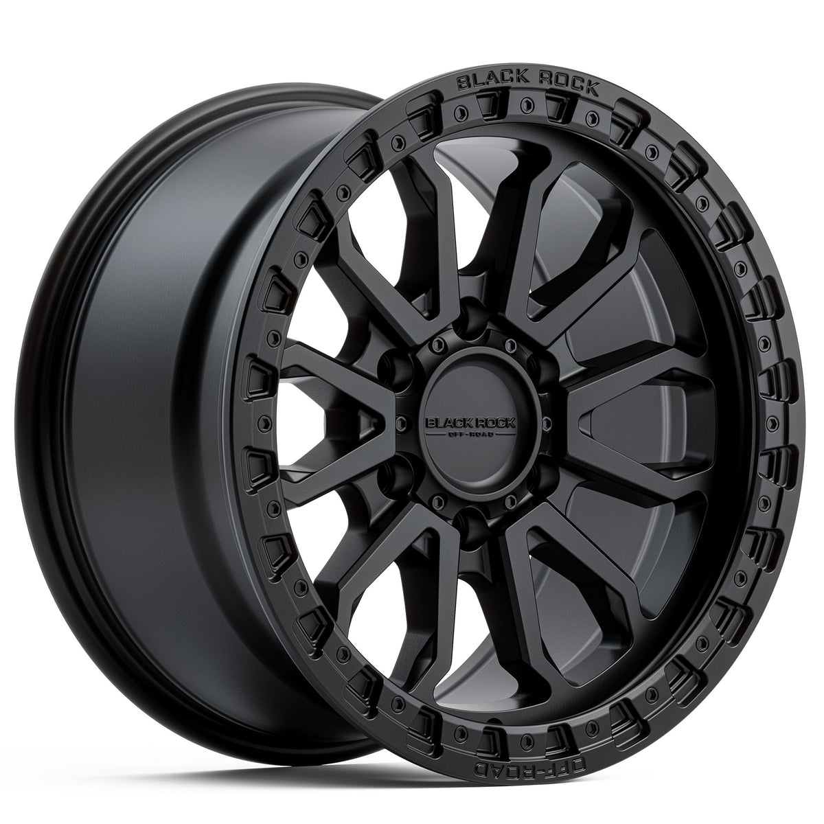 Black Rock Cobra Satin Black Wheels