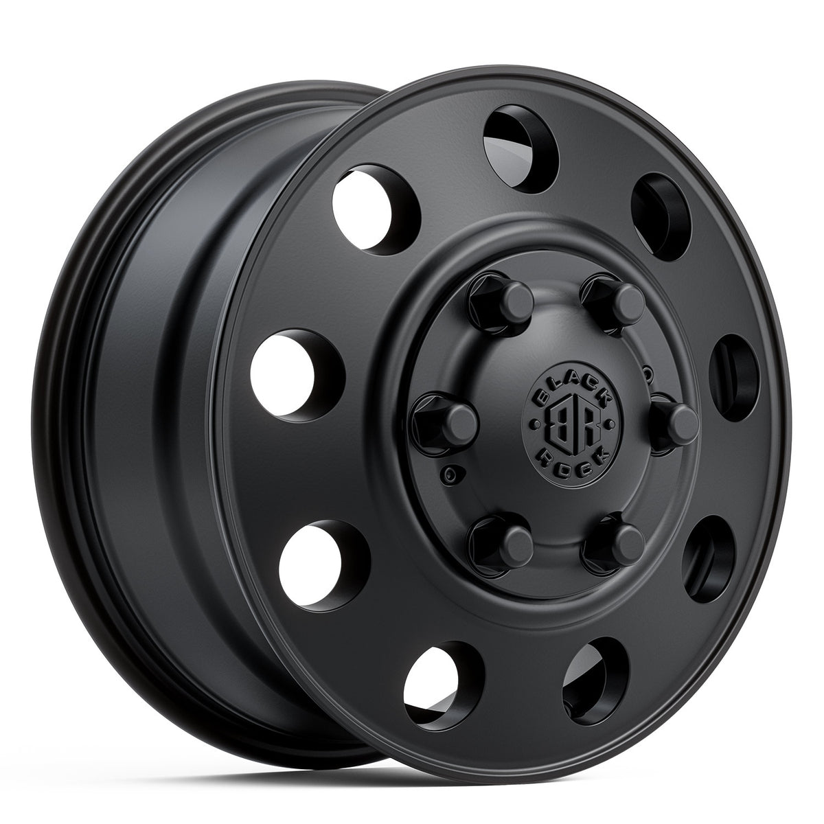 Black Rock Duty Satin Black Wheels