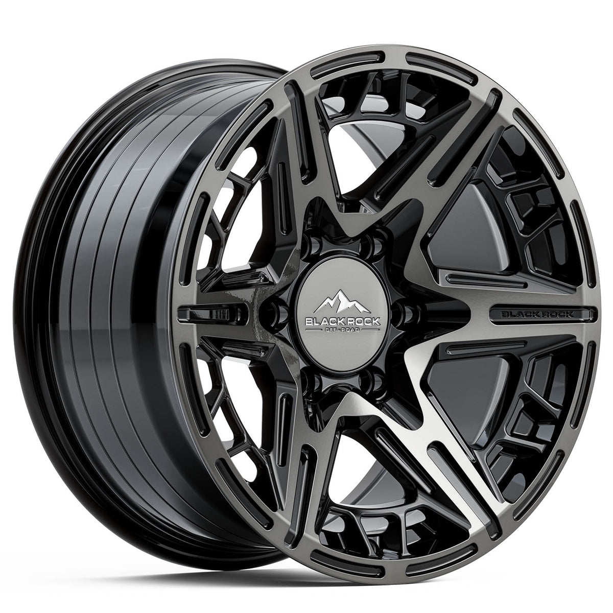 Black Rock FFT04 Gloss Black Tinted Wheels