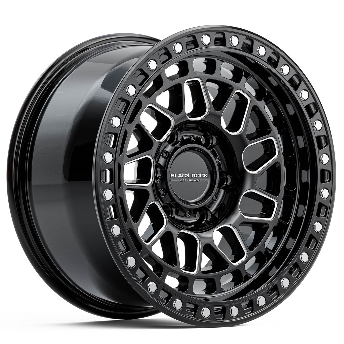 Black Rock Fury Gloss Black Milled
