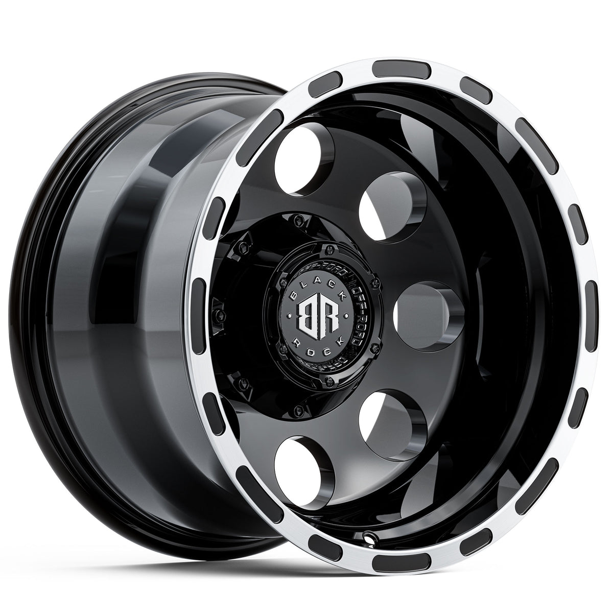 Black Rock Lightning Black Machined Lip