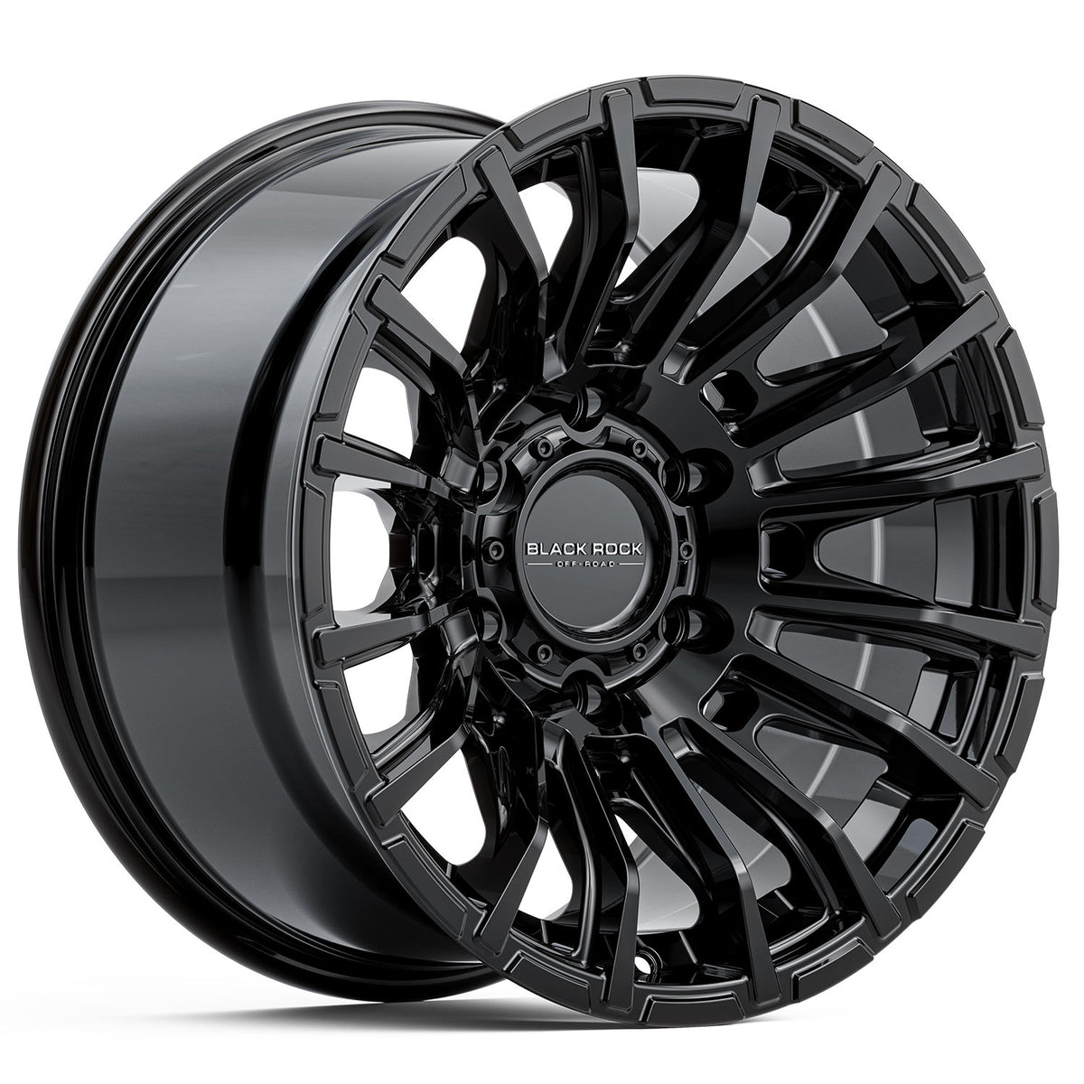 Black Rock Mayhem Gloss Black Wheels