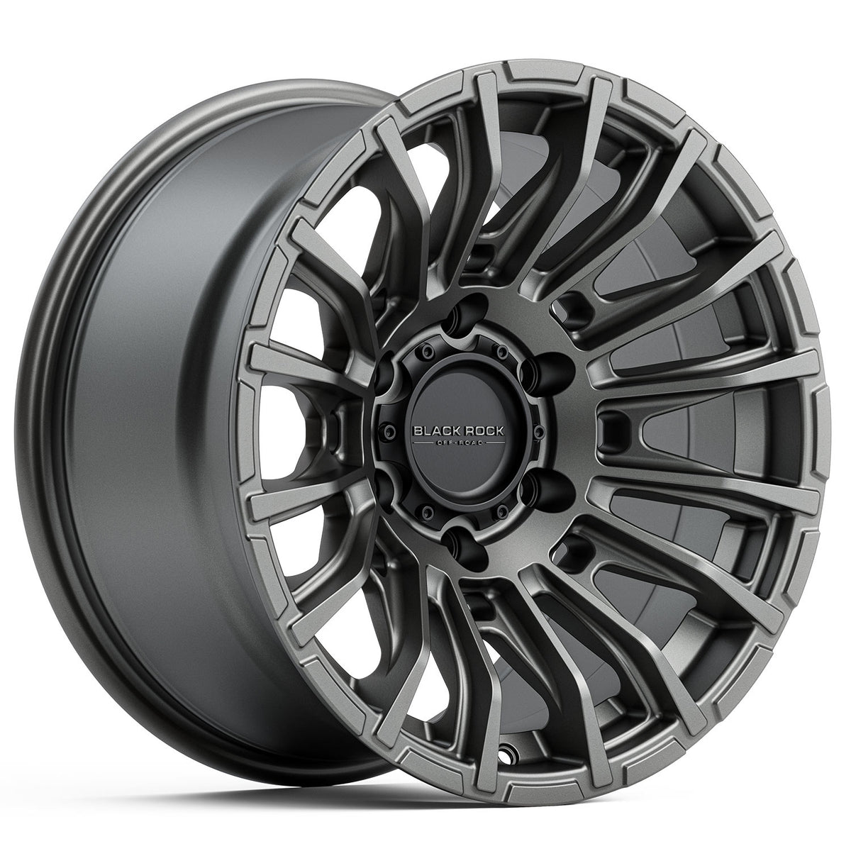 Black Rock Mayhem Gunmetal Grey Wheels