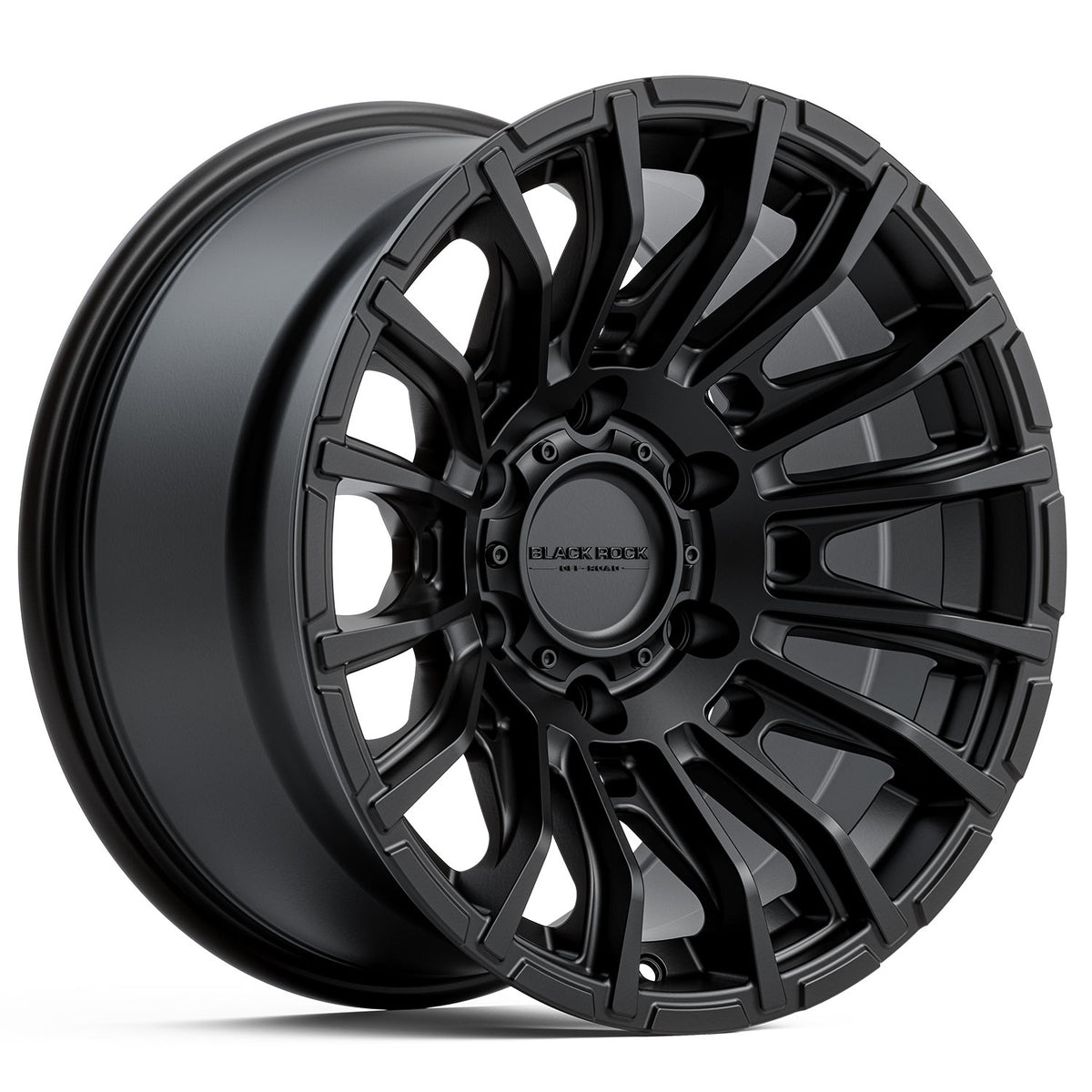 Black Rock Mayhem Satin Black Wheels
