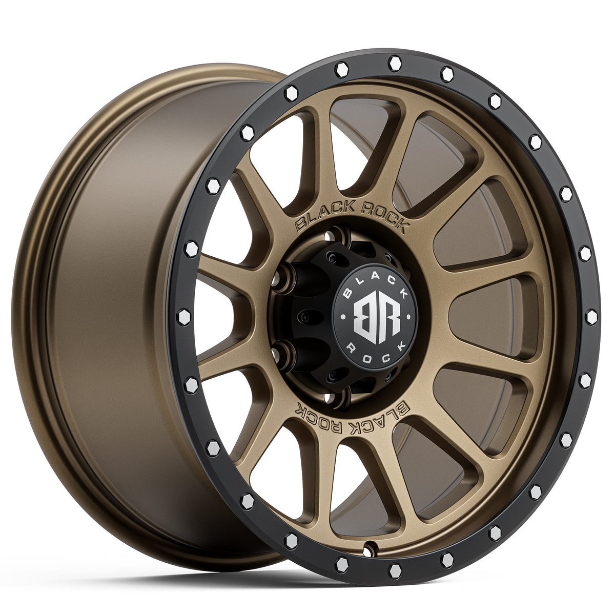 Black Rock Omega Dark Bronze With Black Ring Wheels