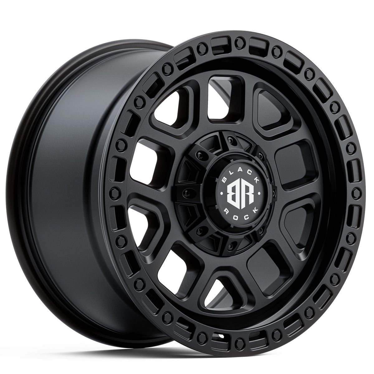 Black Rock Raid Satin Black Wheels