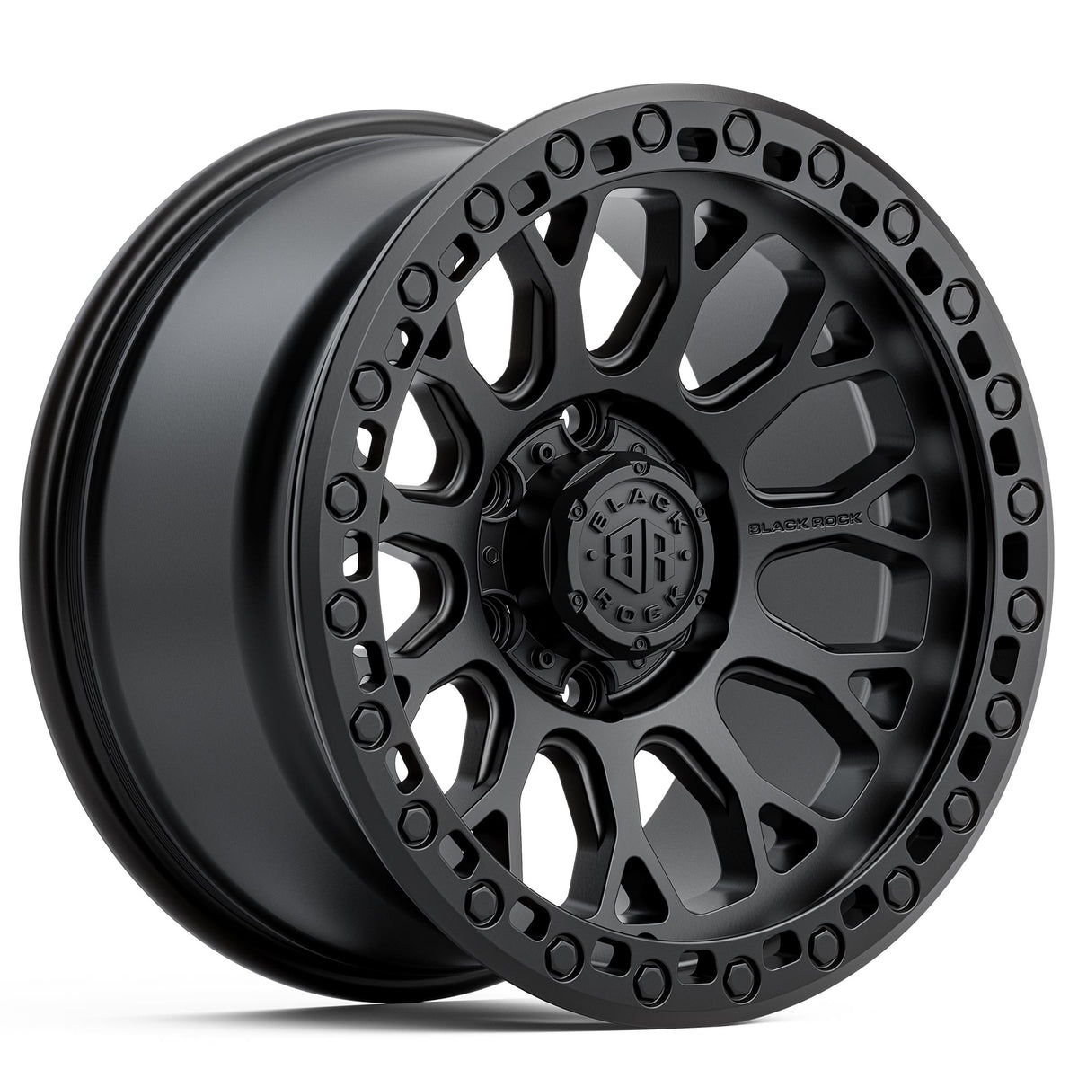 Black Rock Spider Satin Black Wheels