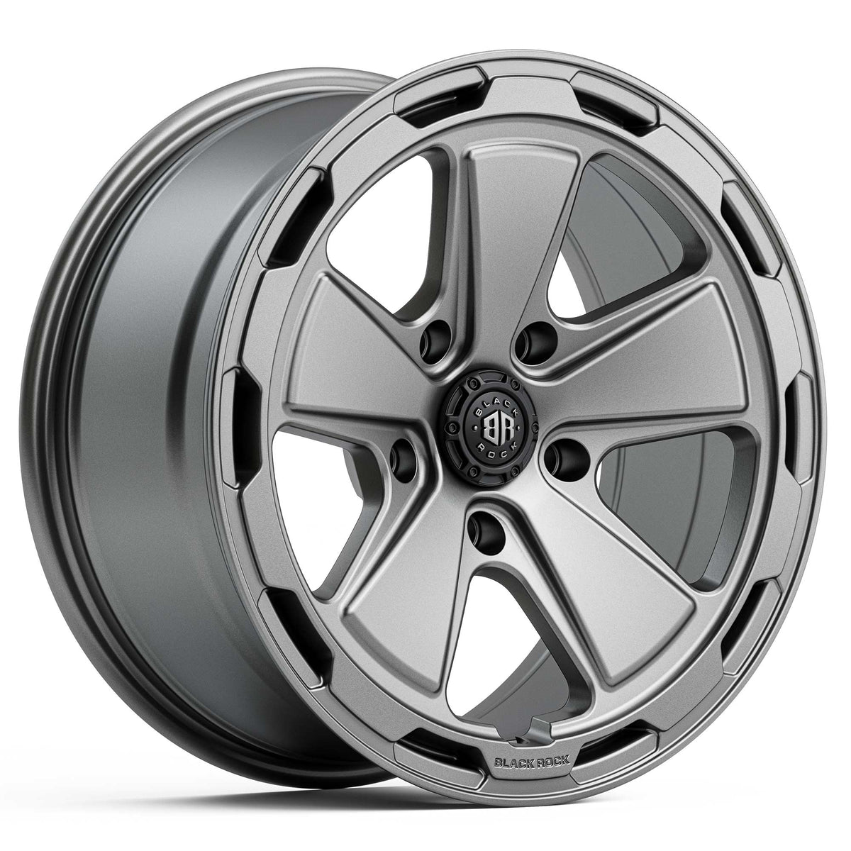 Black Rock Summit Satin Gunmetal Grey Wheels