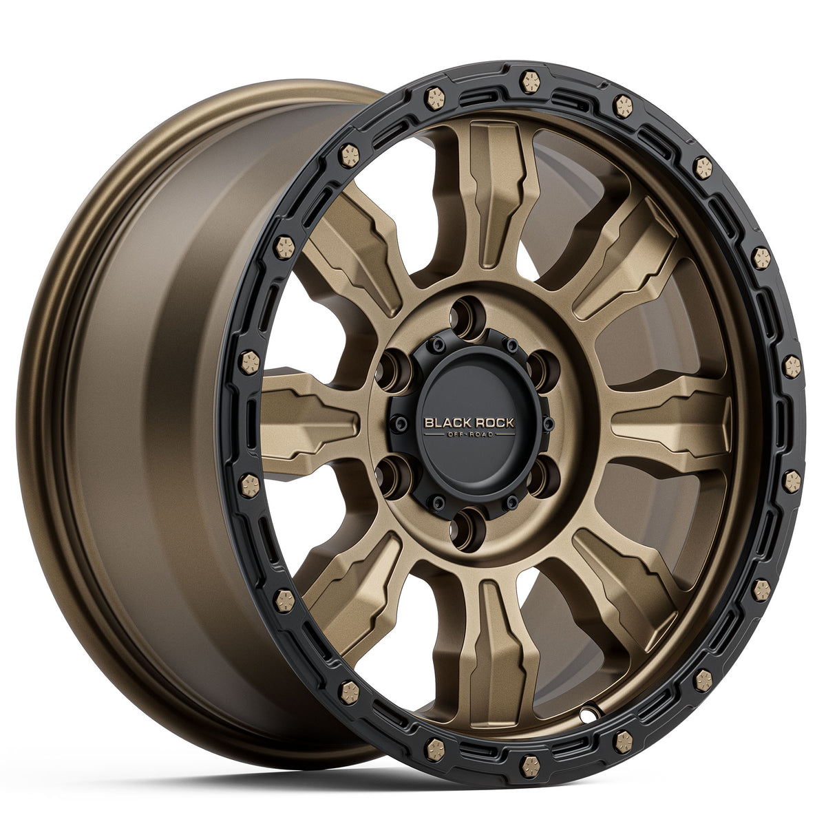 Black Rock Venture Dark Bronze Black Ring Wheels
