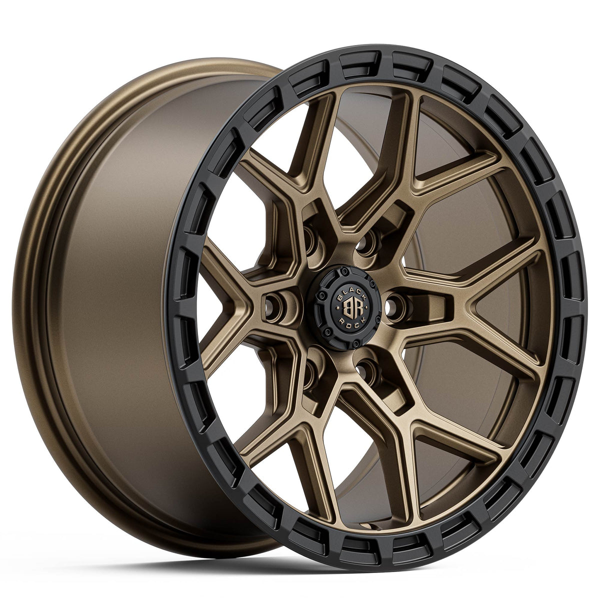 Black Rock Viper Dark Bronze Black Ring