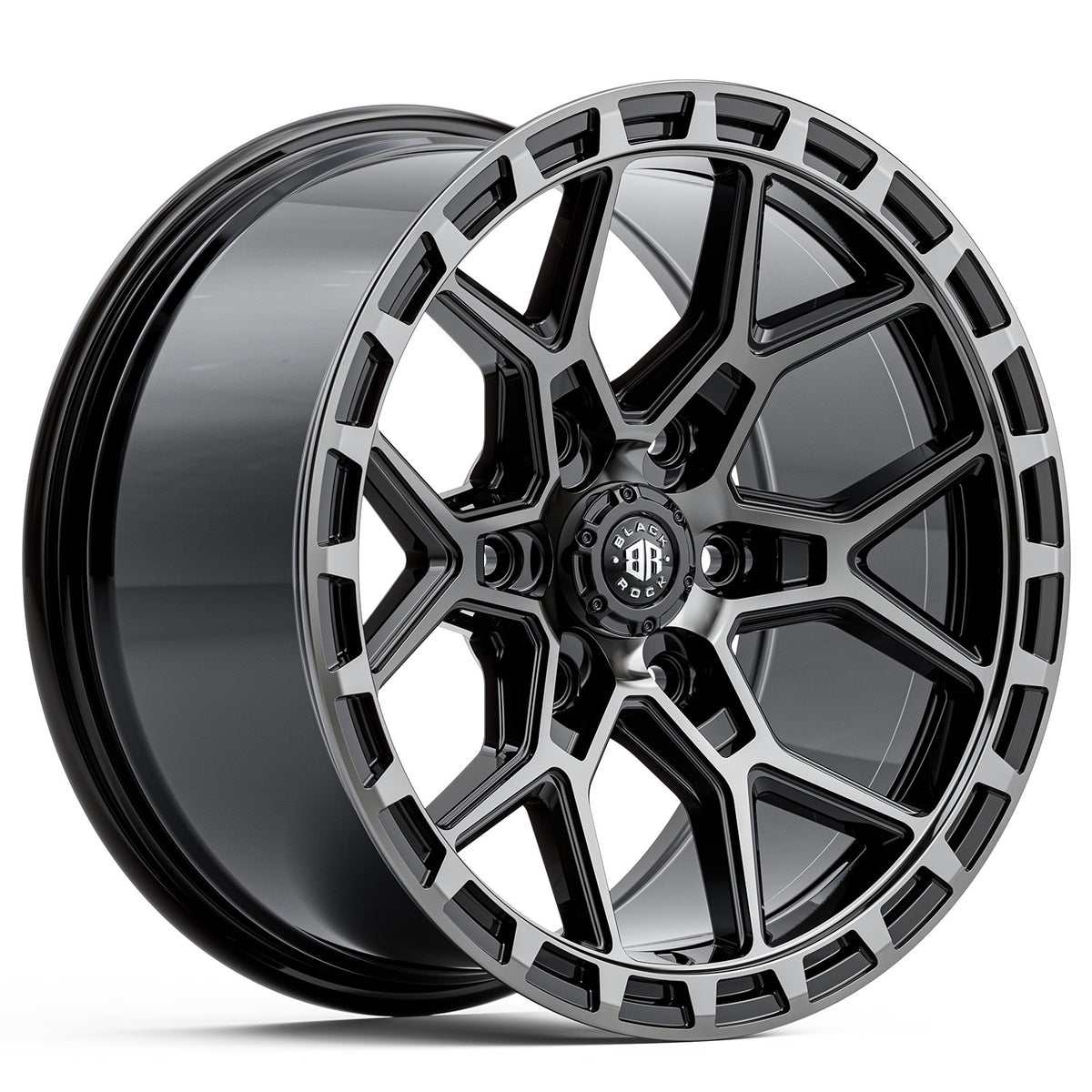 Black Rock Viper Gloss Black Tinted Wheels