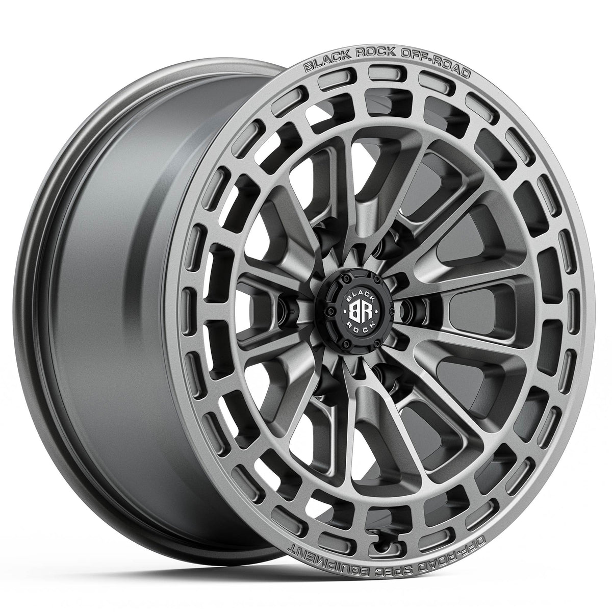 Black Rock Vortex Gunmetal Grey Wheels