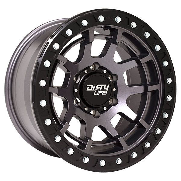 Dirty Life DT4 Gloss Metallic Graphite wheel