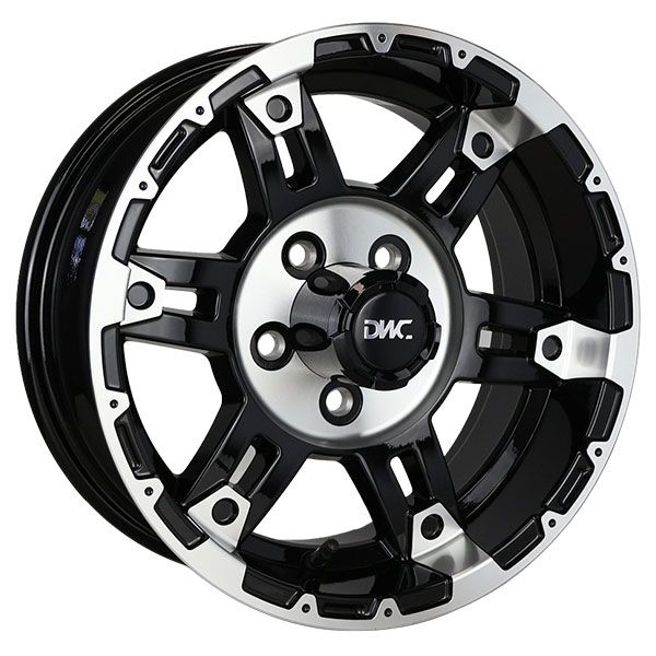 DWC Devil Black Machined wheel