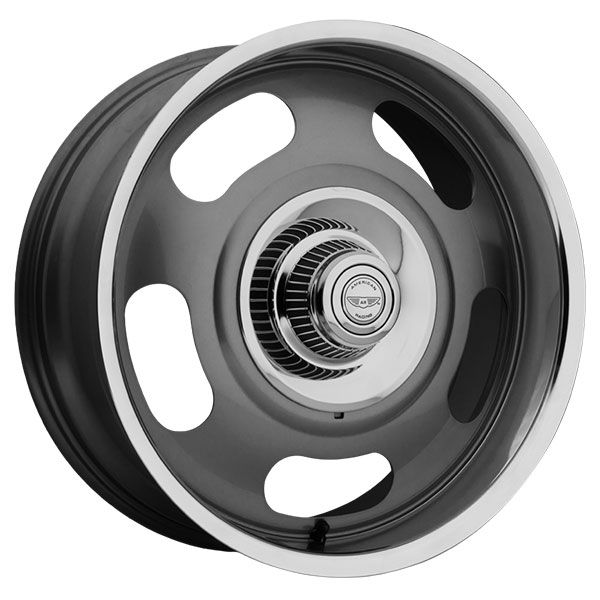 American Racing VN506 Mag Grey w/polished lip