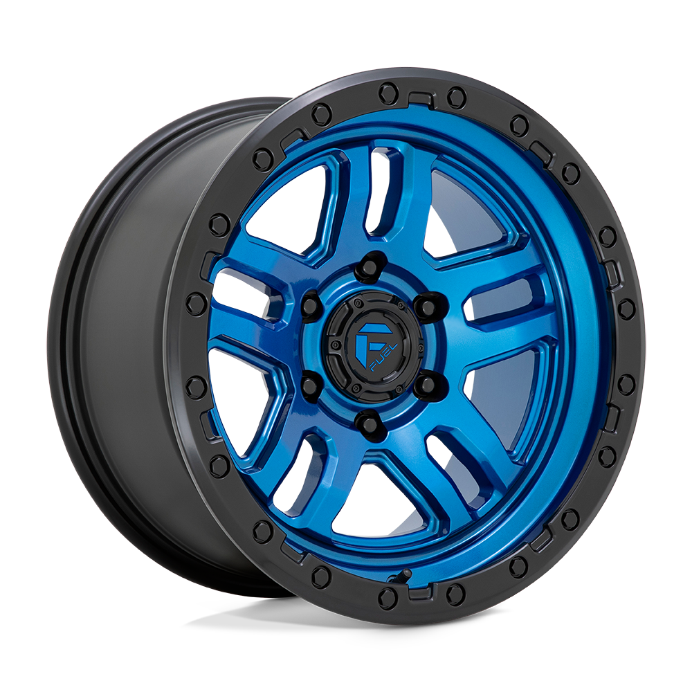 Fuel AMMO BLUE W/ BLACK LIP wheel