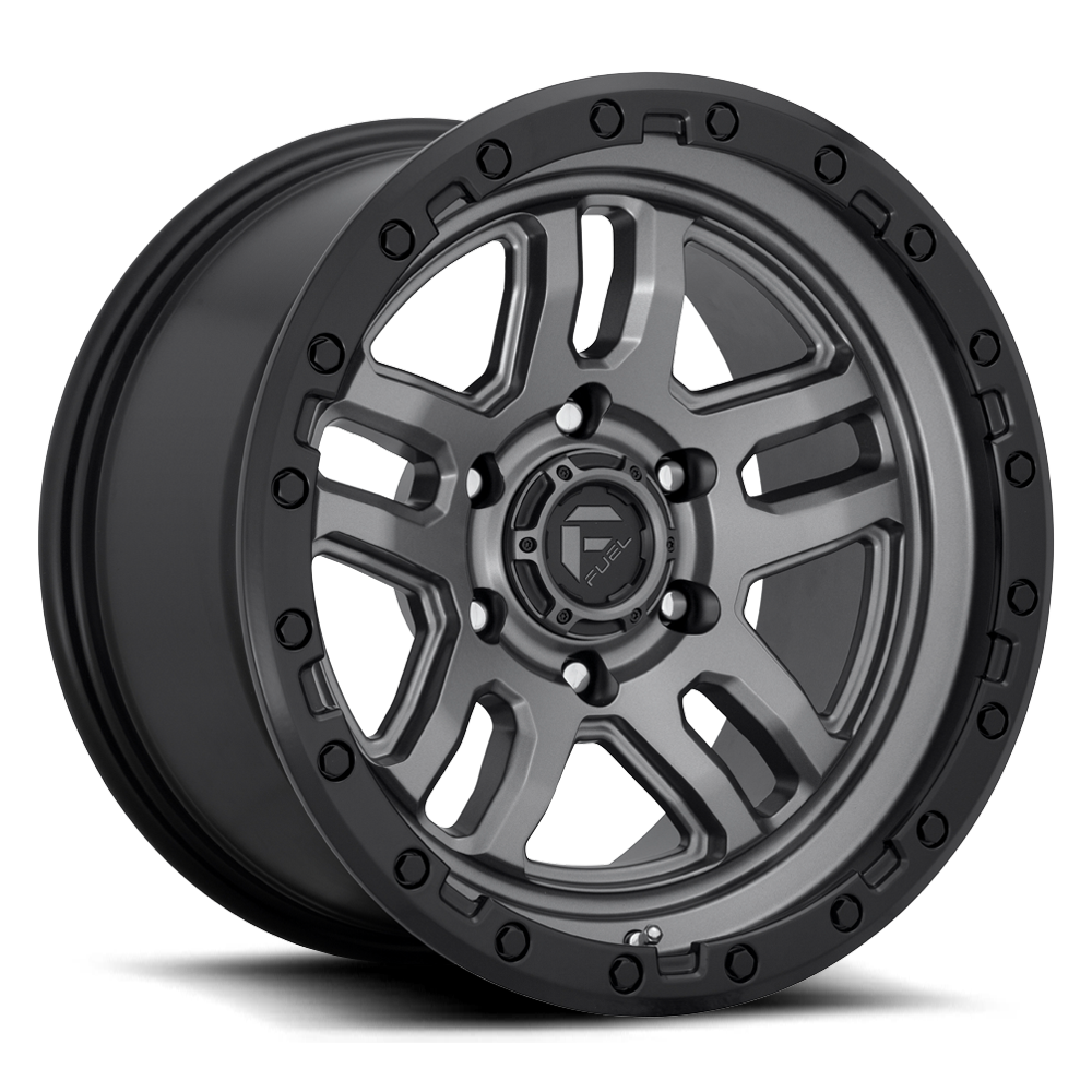 Fuel AMMO MATTE GUNMETAL BLACK BEAD RING wheel