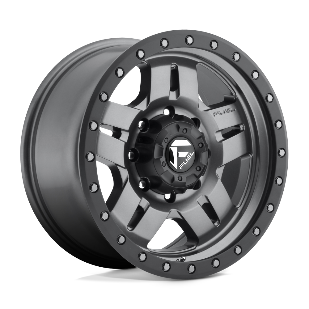 Fuel ANZA MATTE GUNMETAL BLACK BEAD RING wheel
