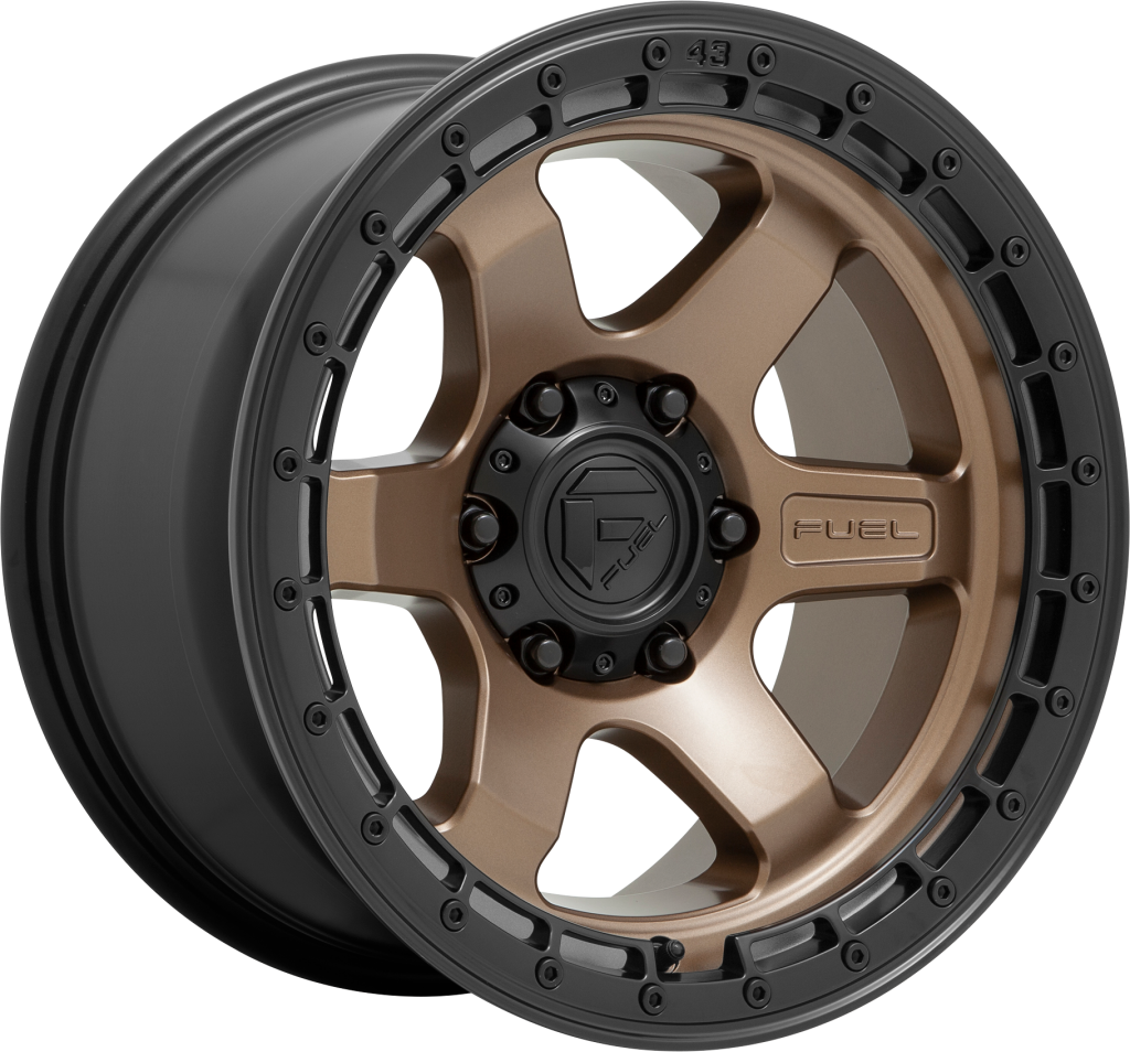 Fuel BLOCK Matte Bronze With Black Ring wheel