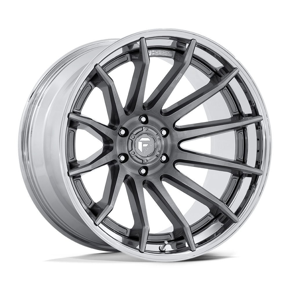 Fuel BURN PLATINUM W/ CHROME LIP wheel