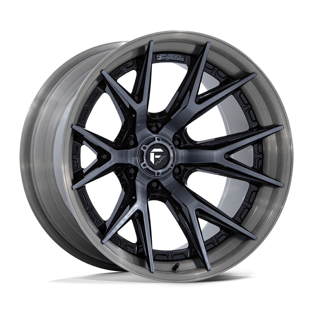 Fuel CATALYST GLOSS BLACK BRUSHED DARK TINT wheel