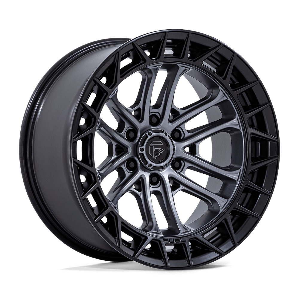Fuel CELSIUS MATTE GUNMETAL W/ M-BLK LIP wheel