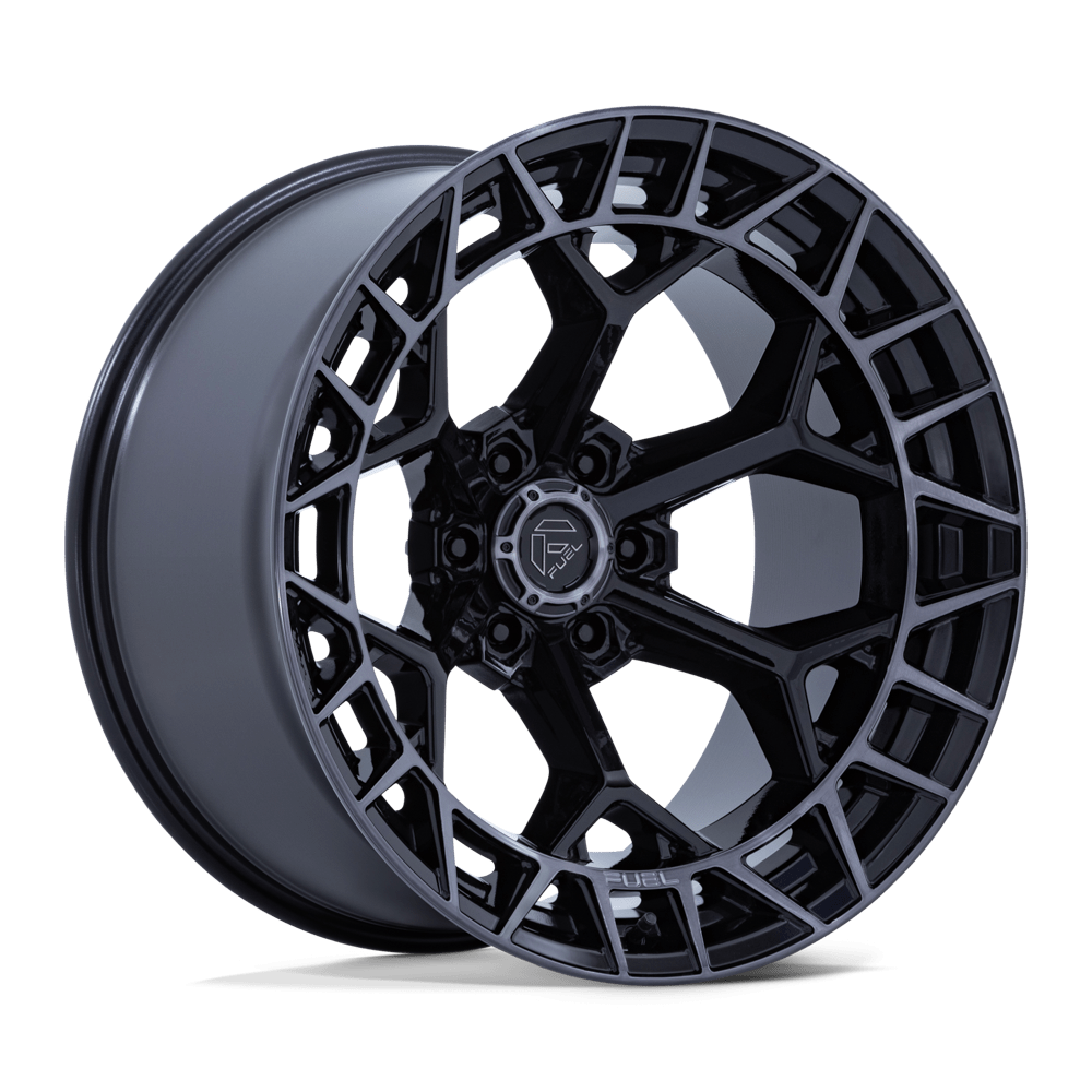Fuel CHARGER GLOSS BLACK BRUSHED DARK TINT wheel