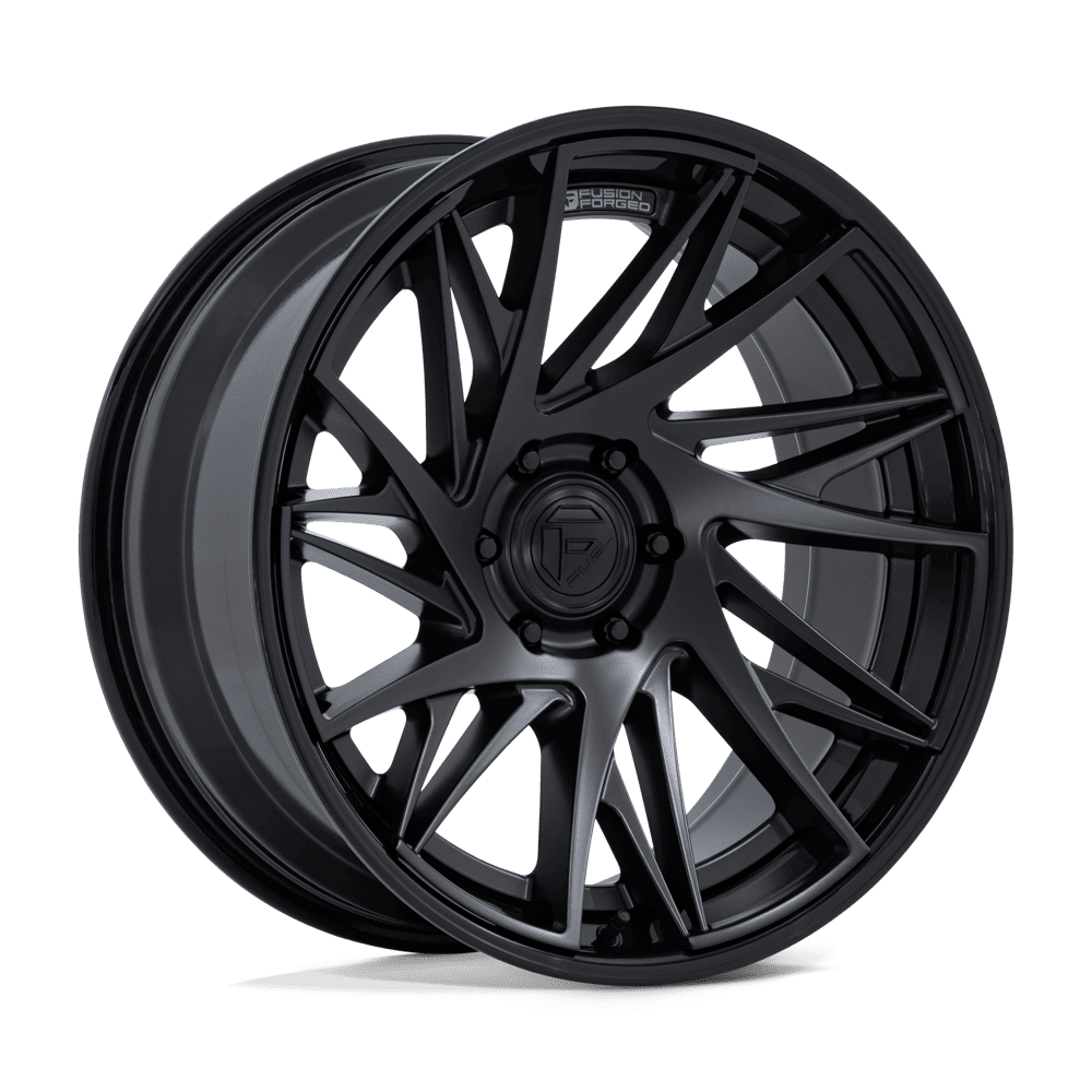 Fuel DYNAMO MATTE BLACK W/ GLOSS BLACK LIP wheel