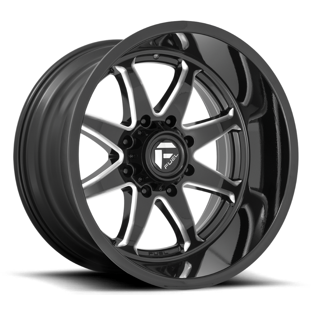 Fuel HAMMER GLOSS BLACK MILLED wheel