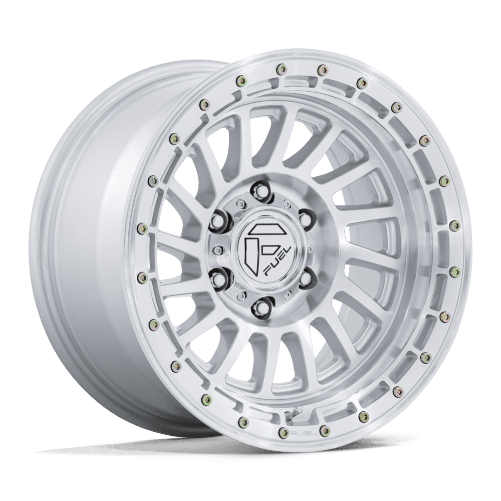 Fuel HAVOC GLOSS SILVER W/ MACHINED FACE wheel