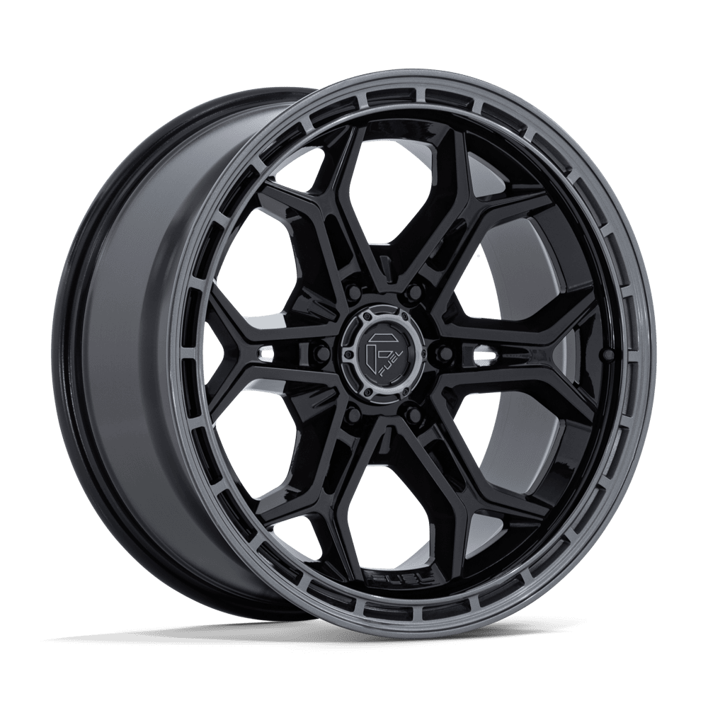 Fuel HEATHEN GLOSS BLACK GLOSS GUNMETAL LIP wheel