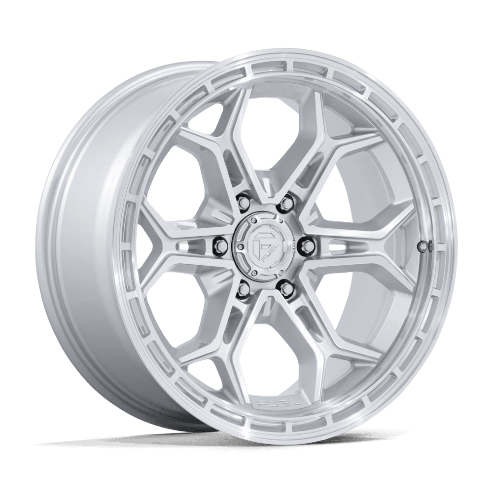 Fuel HEATHEN GLOSS SILVER W/ MACHINED FACE wheel