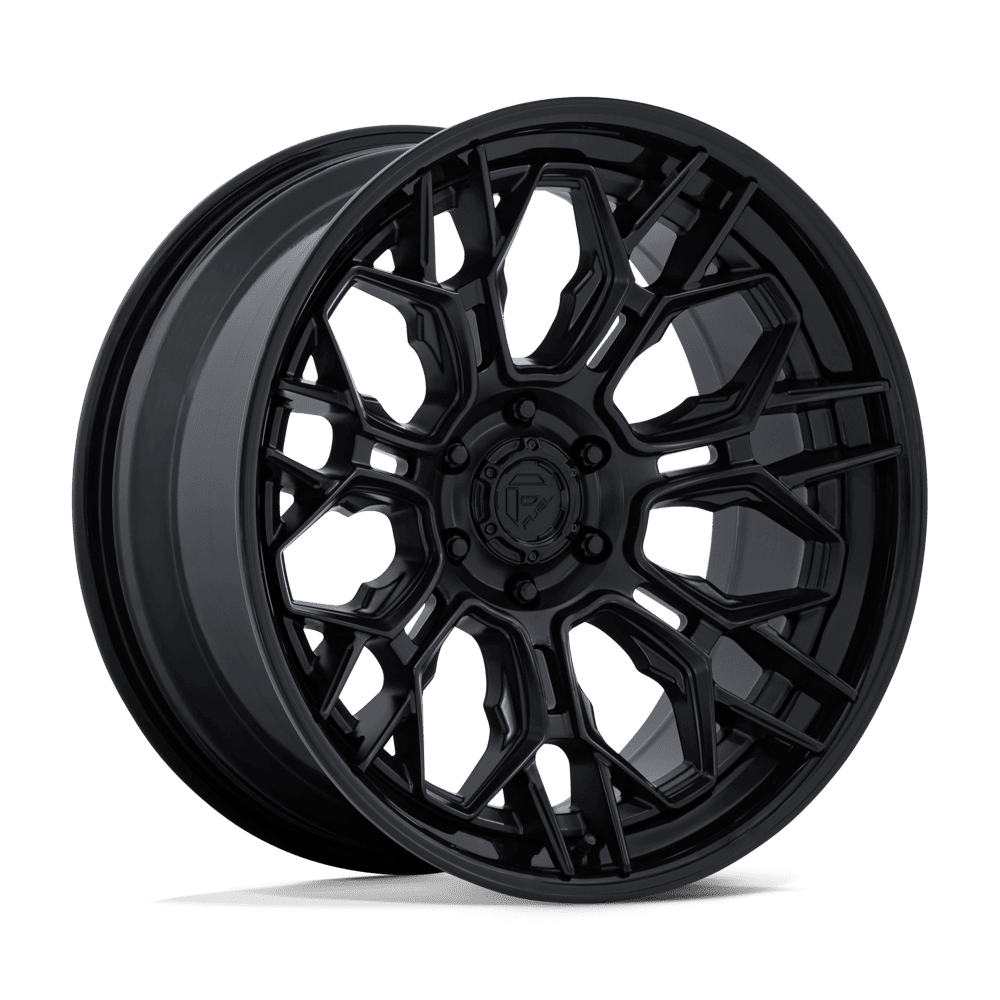Fuel HIVE MATTE BLACK W/ GLOSS BLACK LIP wheel