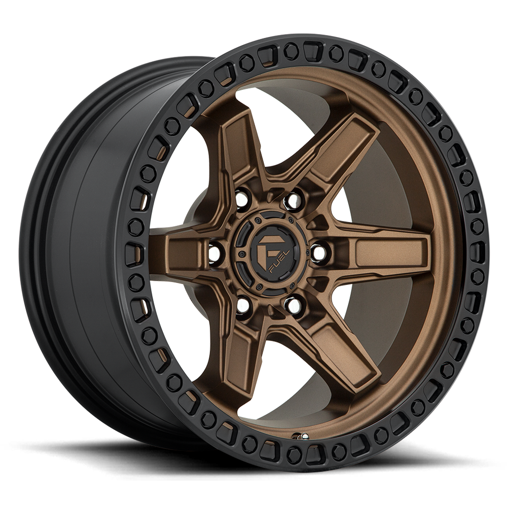 Fuel KICKER MATTE BRONZE BLACK BEAD RING wheel
