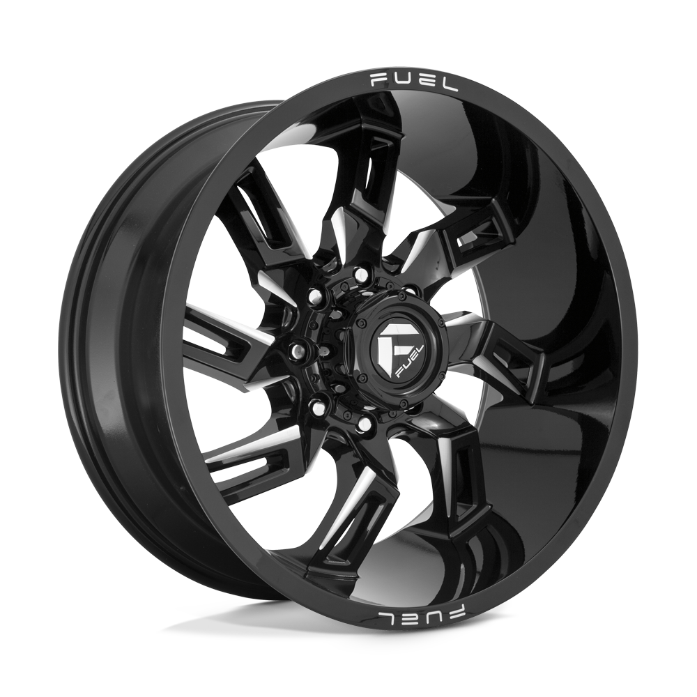 Fuel LOCKDOWN GLOSS BLACK MILLED wheel