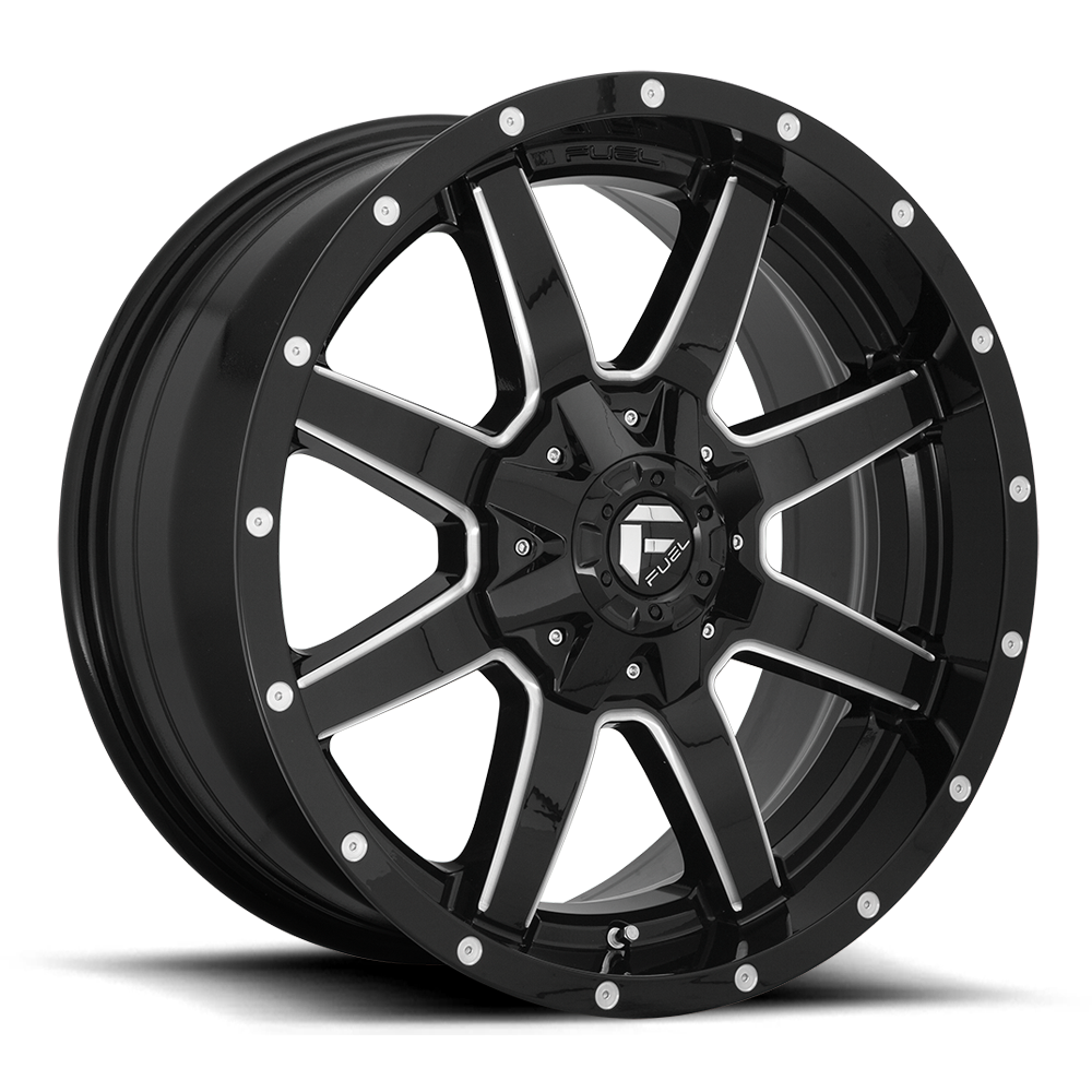 Fuel MAVERICK GLOSS BLACK MILLED wheel