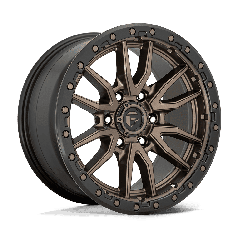 Fuel REBEL MATTE BRONZE BLACK BEAD RING wheel