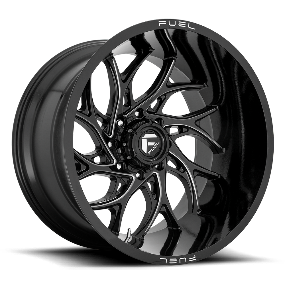 Fuel RUNNER GLOSS BLACK MILLED wheel