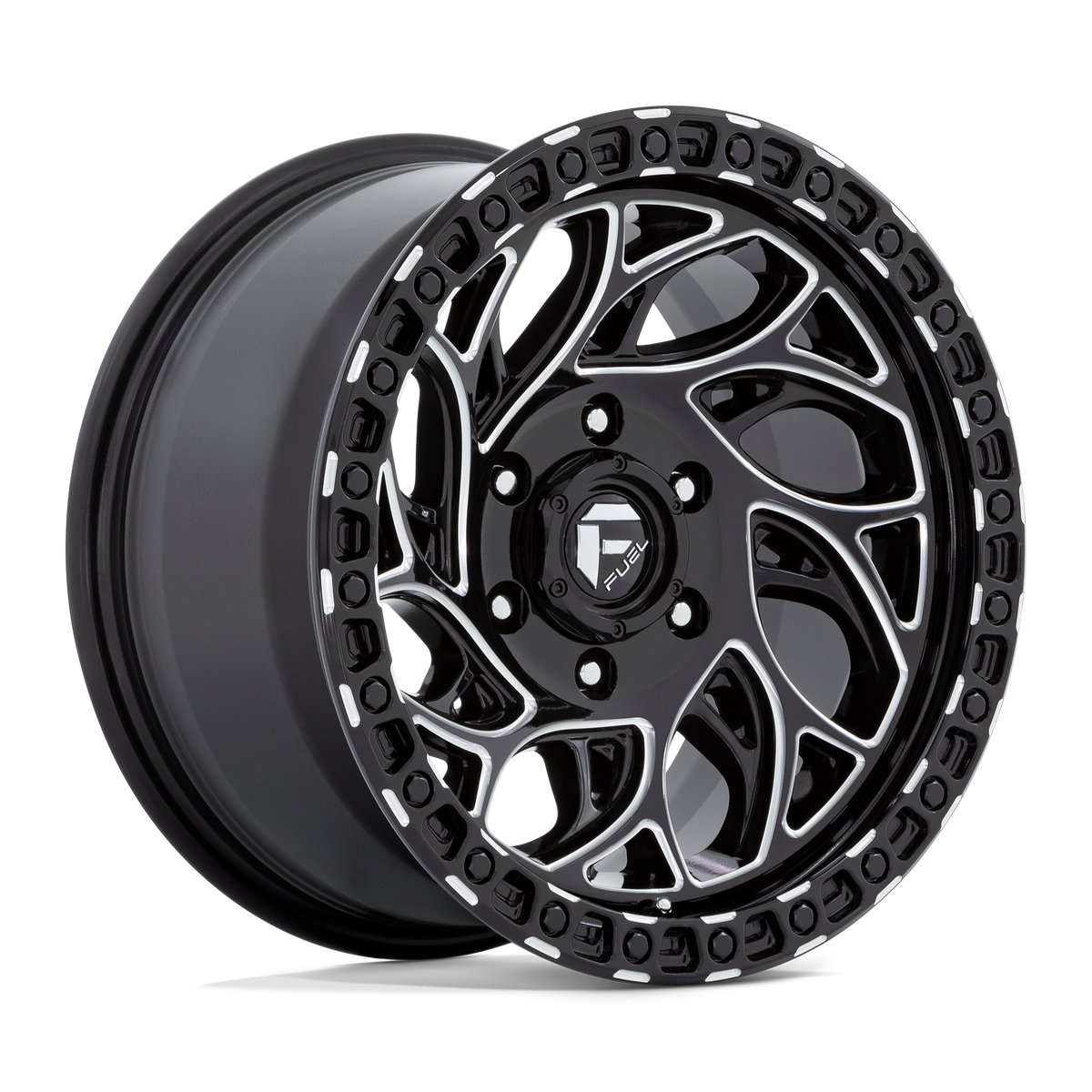Fuel RUNNER OR GLOSS BLACK MILLED wheel