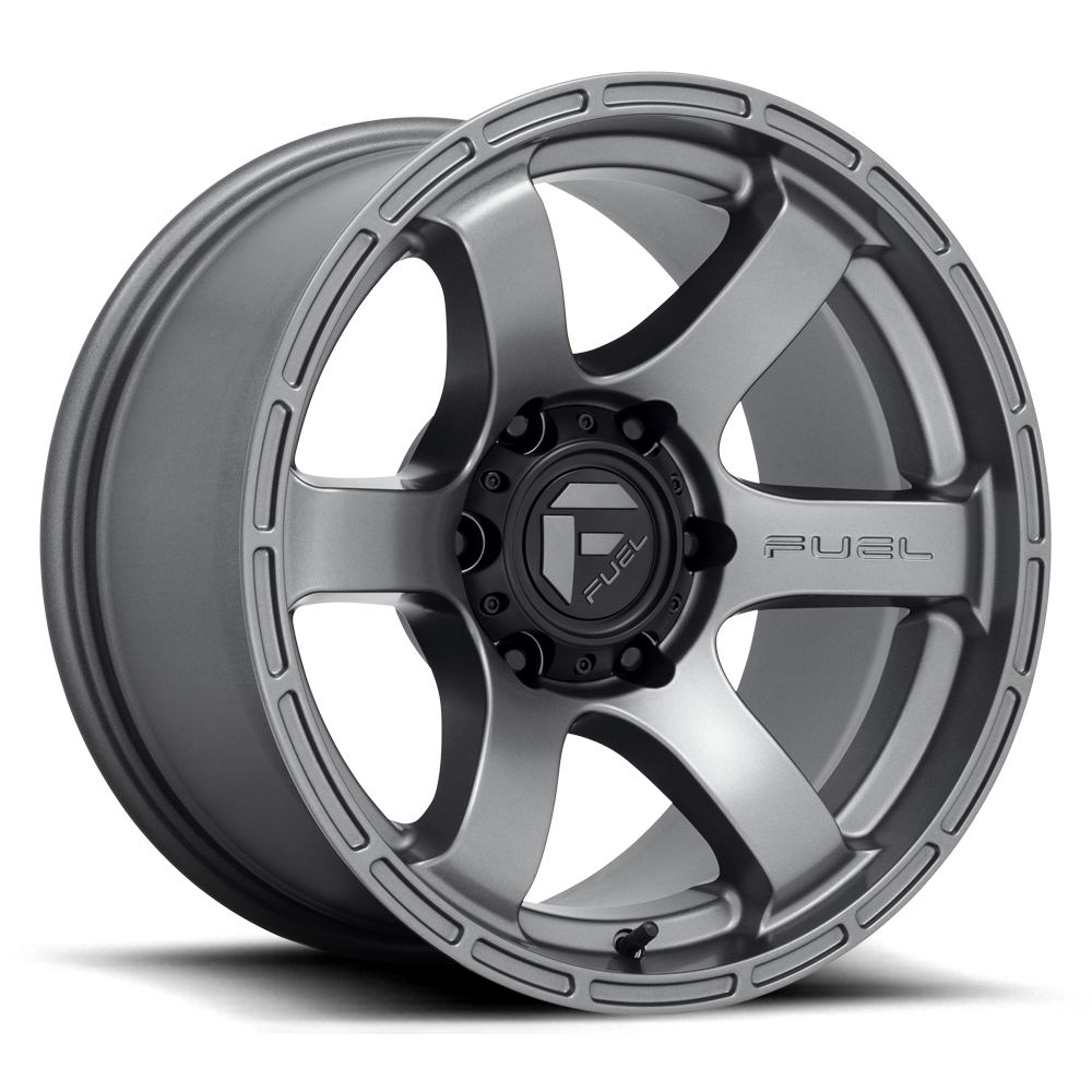 Fuel RUSH MATTE GUN METAL wheel